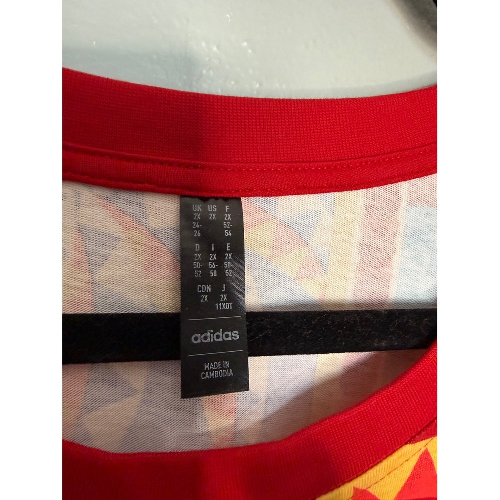 Adidas x Farm Rio Slim t-shirt Dress colorful tripical bright patterned - Picture 3 of 13